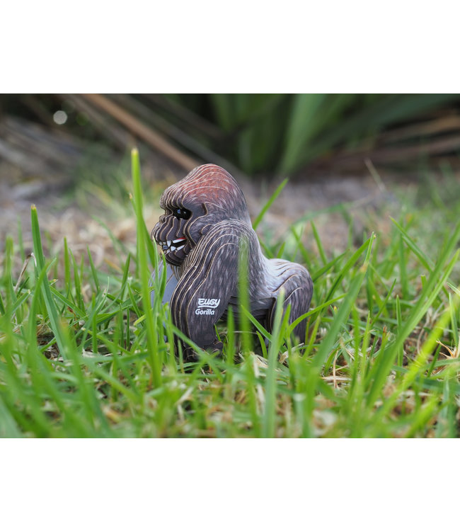 Eugy | 3D Cardboard Model Kit | Wild Life | Gorilla | 6+