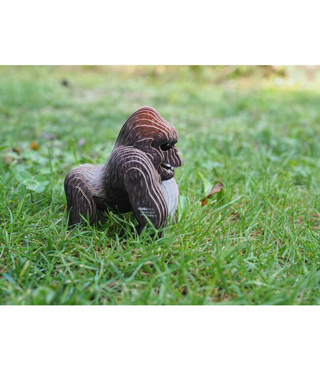 Eugy | 3D Cardboard Model Kit | Wild Life | Gorilla | 6+