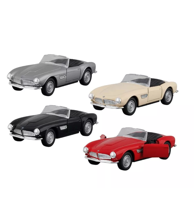 Kinsmart | Die cast Metal | BMW 507 | Cabrio | 1956 | Pastel | 12 cm | 1:34 | Pull back | 3+