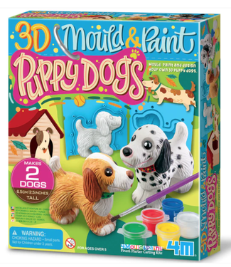 4M 4M | Creatief | Gips Gieten en Verven | Puppy Dogs | 5+