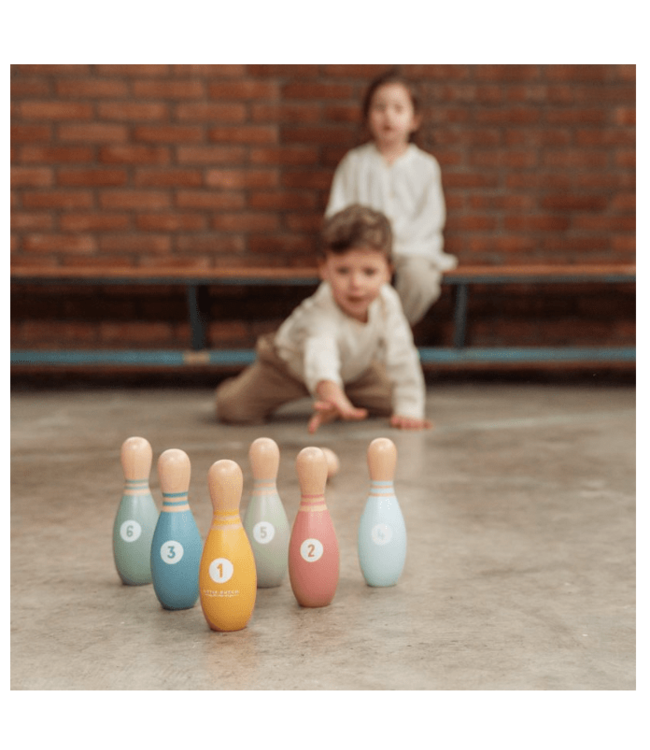 Little Dutch | Houten Bowlingset | 8 delig | 3+