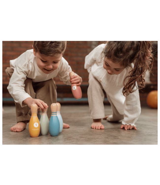 Little Dutch | Houten Bowlingset | 8 delig | 3+
