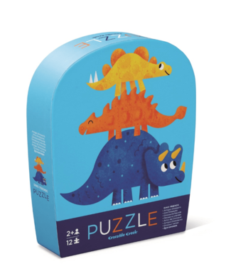 Crocodile Creek Crocodile Creek | Mini Shaped Puzzle | Dino | 12 stukjes | 2+