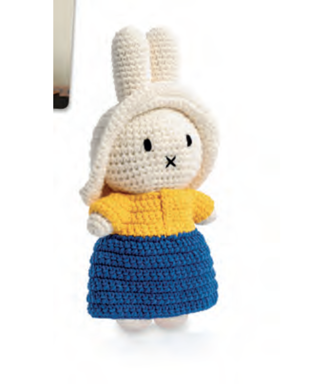 Gehaakte Knuffel | Miffy/Nijntje | Vermeer | Milkmaid | 25 cm | 100 % Cotton | 0+