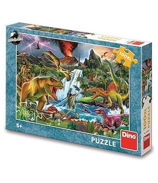 Dino Toys Dino Toys | Puzzel | Dinosaurs | Dinner Time at the Pool | 100 stukjes | 5+