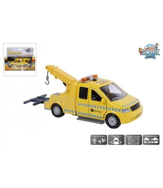 Kids GLobe Kids Globe | Die Cast | Takelauto met Licht | 15 cm | 3+