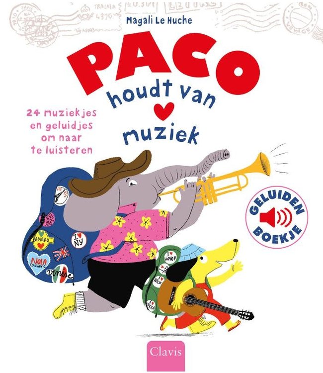 Clavis | Geluidenboek | Paco houdt van Muziek | 3+