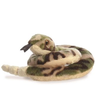 Aurora Aurora | Mini Flopsie | Ratelslang | Groen | 20 cm | 0+