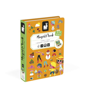 Janod Janod | Magnetibook | Vier Seizoenen | 3 - 8 jaar