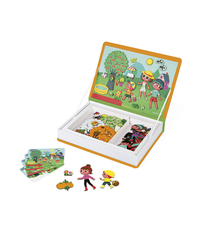 Janod | Magnetibook | Vier Seizoenen | 3 - 8 jaar