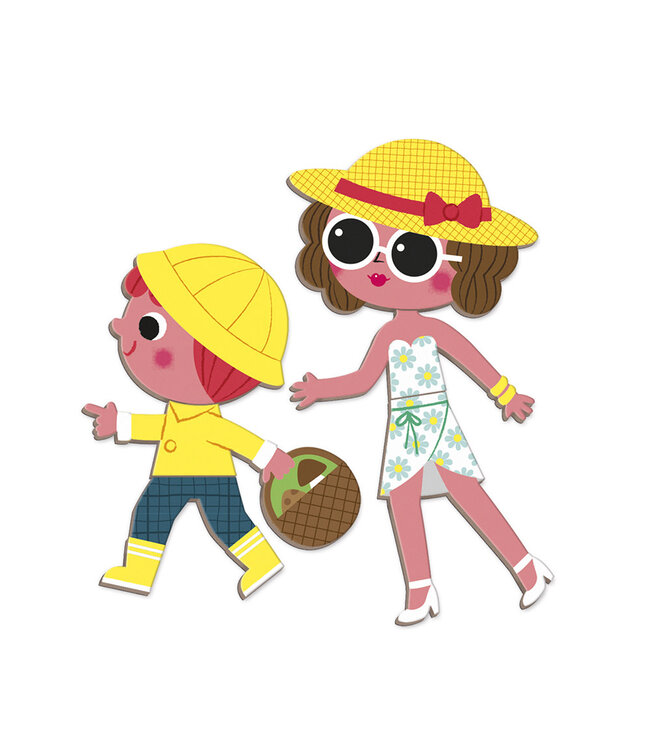 Janod | Magnetibook | Vier Seizoenen | 3 - 8 jaar