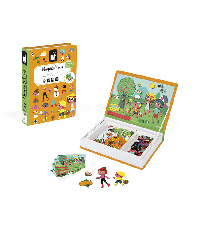 Janod | Magnetibook | Vier Seizoenen | 3 - 8 jaar