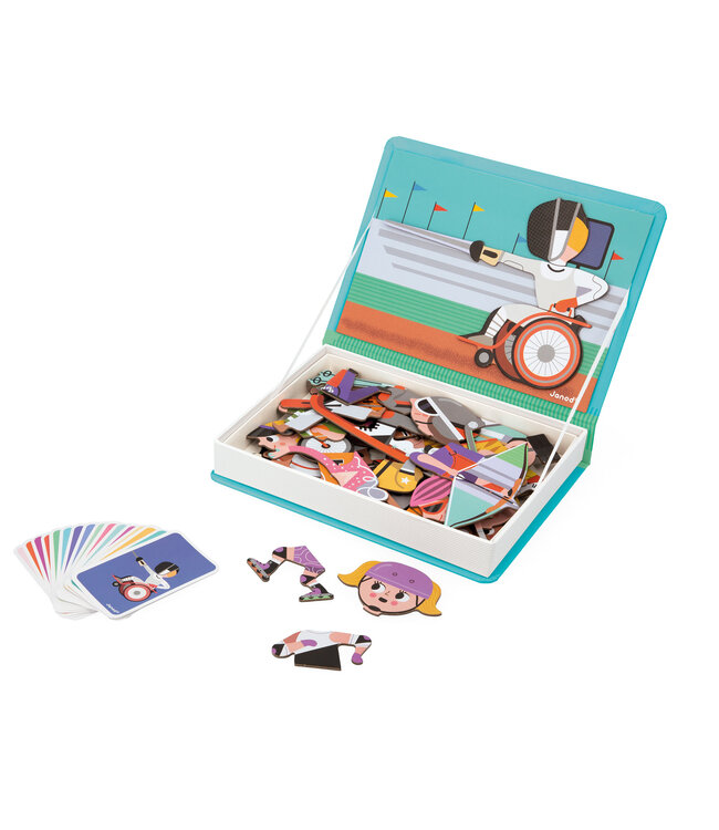 Janod | Magnetibook | Sporten | 3 - 8 jaar