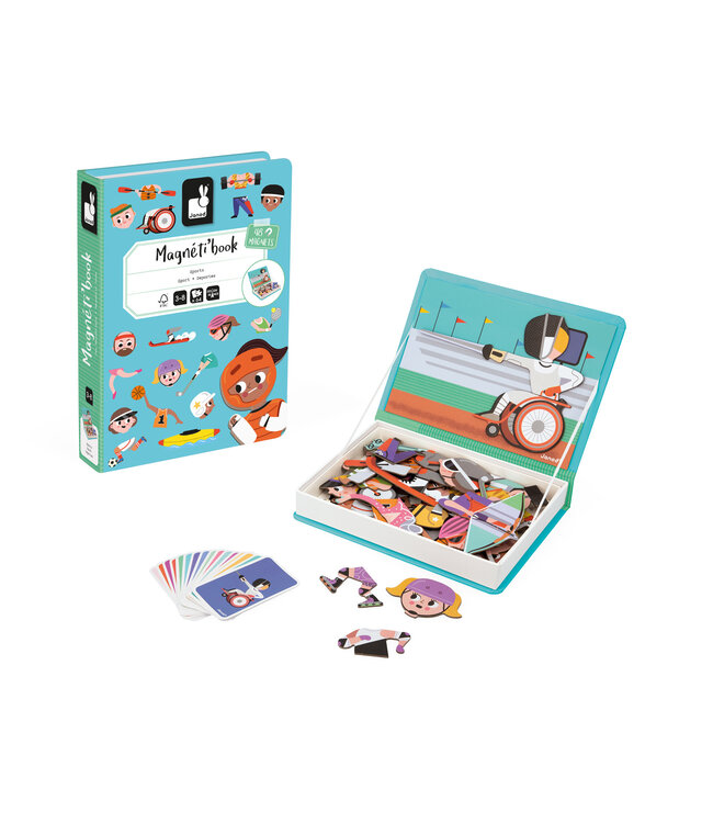 Janod | Magnetibook | Sporten | 3 - 8 jaar