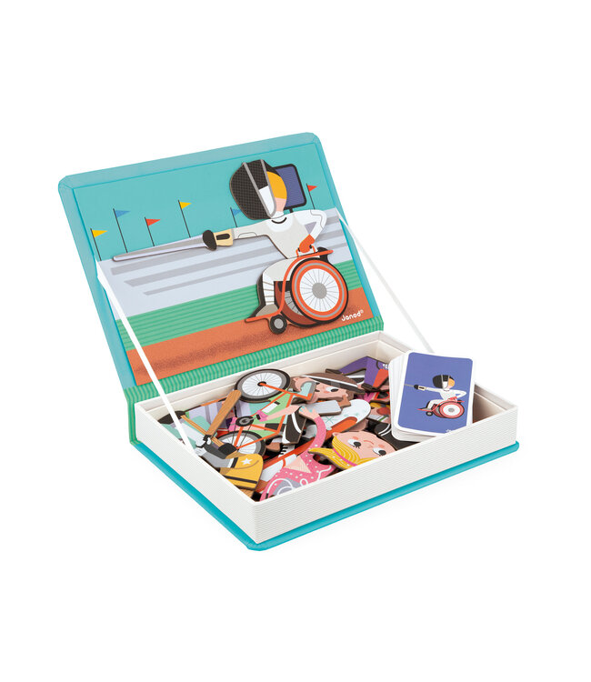 Janod | Magnetibook | Sporten | 3 - 8 jaar