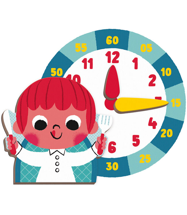 Janod | Magnetibook | Klok kijken | 3 tot 8 jaar