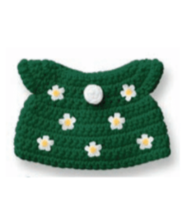 Gehaakte Knuffel | Miffy/Nijntje | Clothing | Green Flower Dress | 25 cm | 100 % Cotton | 0+