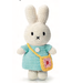 Just Dutch Gehaakte Knuffel | Miffy/Nijntje | Pastel Aqua Dress | Flowerbag | 25 cm | 100 % Cotton | 0+