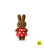 Just Dutch Gehaakte Knuffel | Melanie / Nina | Red Flower Dress | 25 cm | 100 % Cotton | 0+