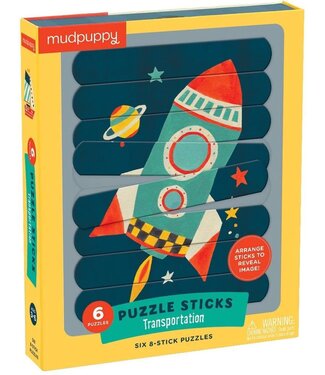 Mudpuppy Mudpuppy | Puzzle  Sticks | Transportation | 24 delig | 3+