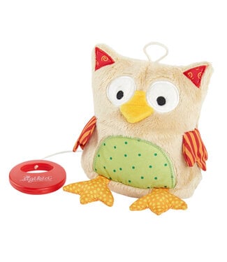 Sigikid Sigikid | Knuffel  inclusief Muziekdoosje met Trekkoord | Uil | 13 cm | 0+