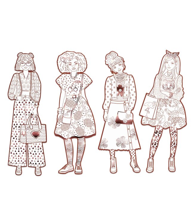 Djeco | Fashion Colouring | Nina & Vriendjes | 6+