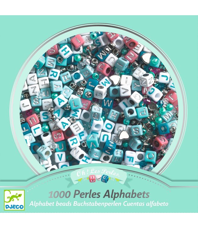 Djeco | Alfabet kralen | Zilver | 5-10 jaar