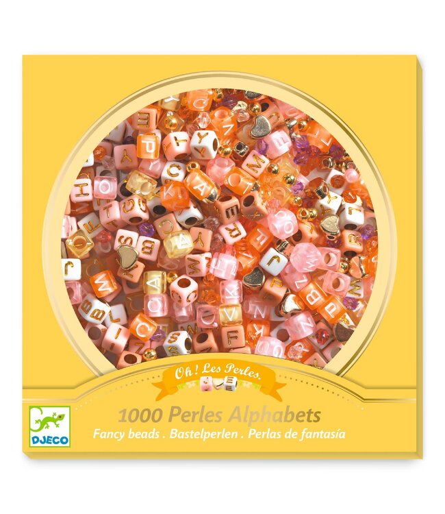 Djeco | Alfabet kralen | Goud | 5-10 jaar