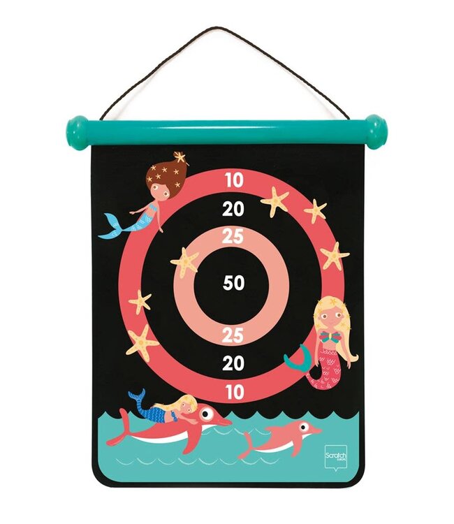 Scratch Active Play | Magnetische Darts | 40 x 31 cm | Mermaids | 5+