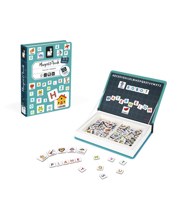 Janod | Magnetibook | English Alphabet | 3 - 8 jaar