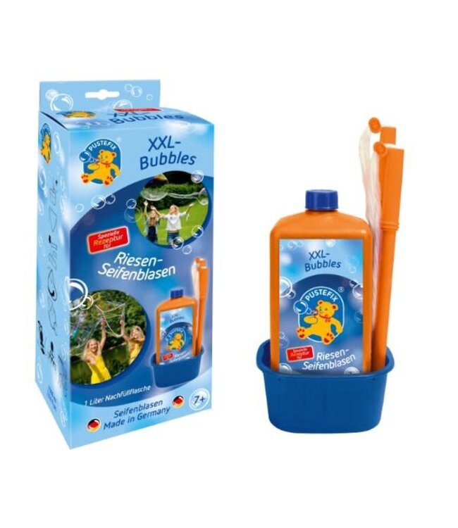 Pustefix | Bellenblaas | 1000 ml | XXL-bubbels | 7+