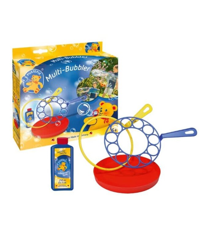 Pustefix | Bellenblaas | 250 ml | Multi Bubbler met 2 grote Ringen | 4+