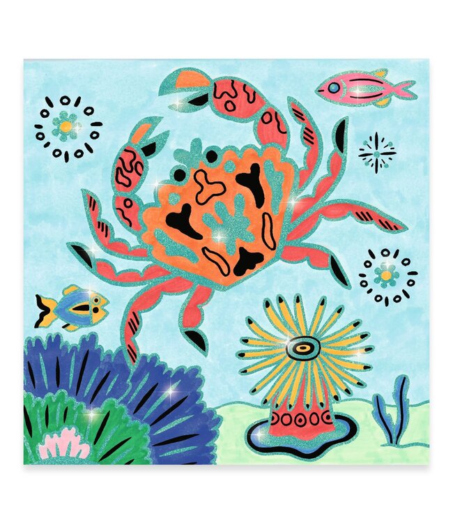 Djeco | Shiny Colouring | Under the Sea | 5-8 jaar