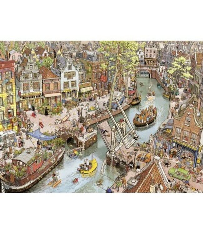 Heye | Comic Puzzel | Amsterdam | Say Cheese! | 80 x 60 cm | 1500 stukjes