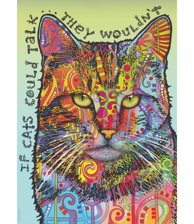 Heye | Jolly Pets | Puzzel If Cats Could Talk . . . | 50 x 70 cm | 1000 stukjes
