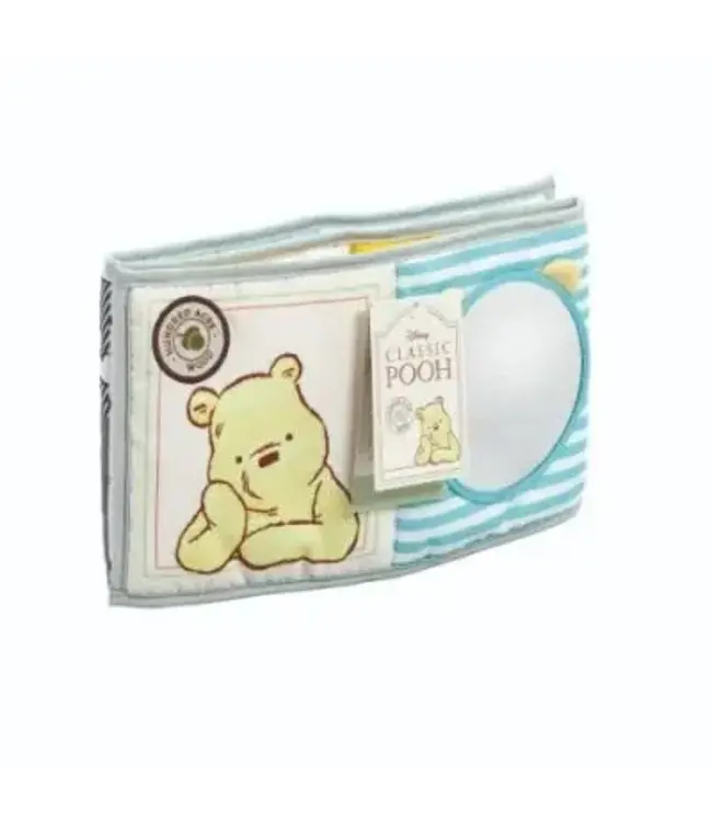 Rainbow Design | Winnie the Pooh | Stoffen Boekje | Unfold & Discover | 14,5 x 1 x 7,35 cm | 0+