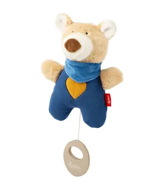 Sigikid Sigikid | Knuffel  inclusief Muziekdoosje met Trekkoord | Beer | 17 cm | 0+