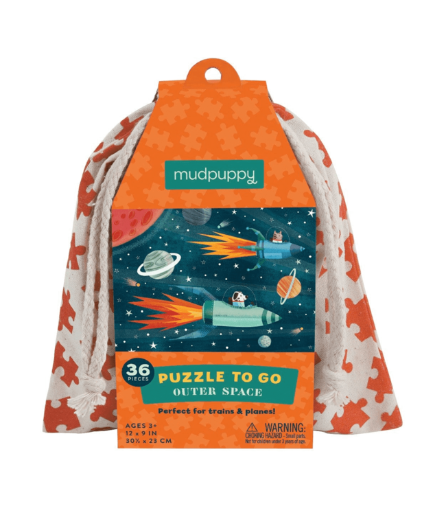 Mudpuppy | Puzzle To Go | Outer Space | 36 pcs | 3+