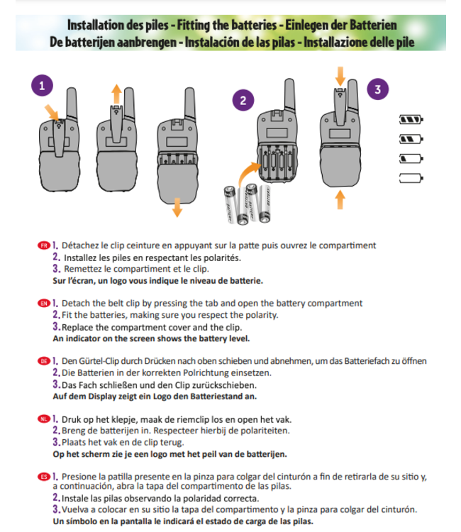 Buki | Walkie Talkie | 8 kanalen | 3 km bereik | 8+