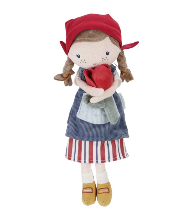 Little Dutch | Stoffen Knuffelpop | Hollandse Rosa | 35 cm | 1+