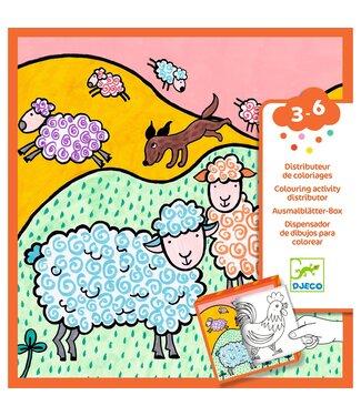 Djeco Djeco | Colouring Activity | Kleurverdeler | Boerderij | 3-6 jaar