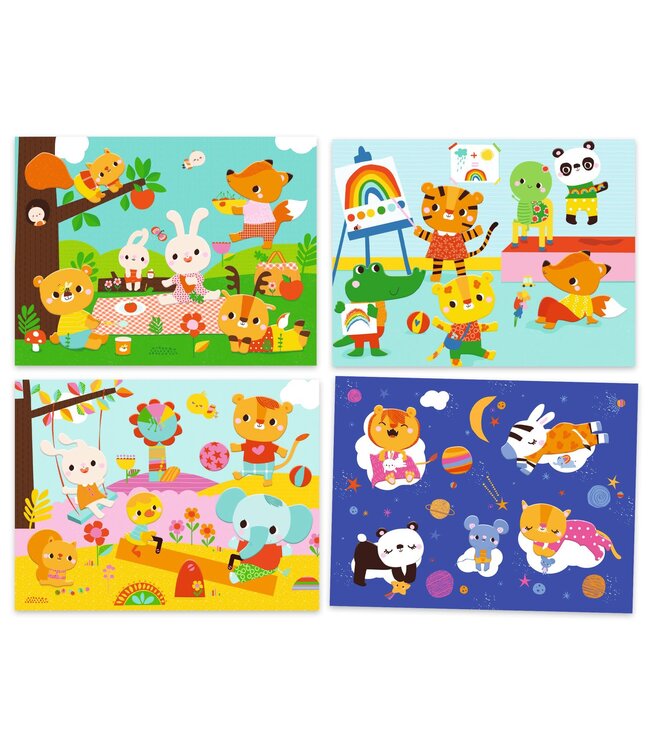 Djeco | Collages for Toddlers | the Day | +18 maanden