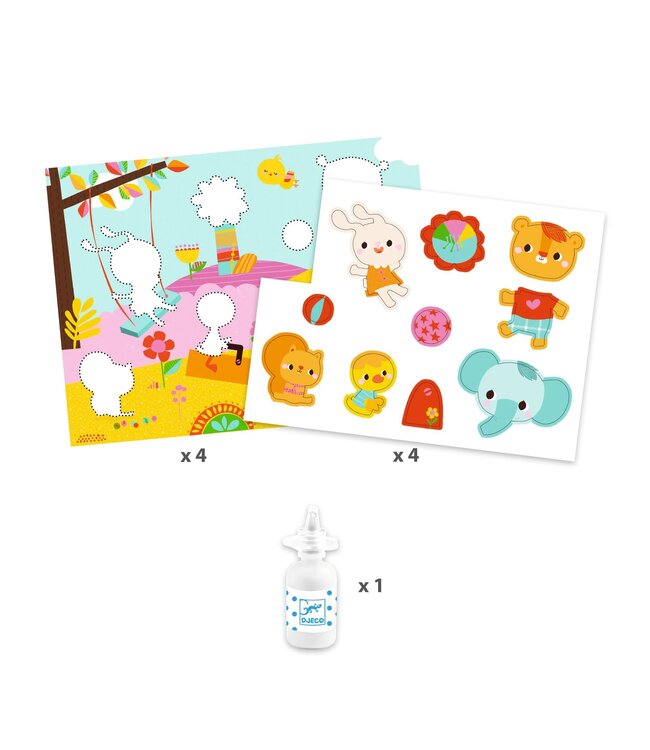 Djeco | Collages for Toddlers | the Day | +18 maanden