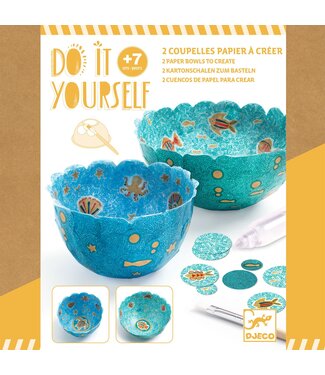 Djeco Djeco | Do it Yourself | Two Paper Bowls | in the Sea | 7+