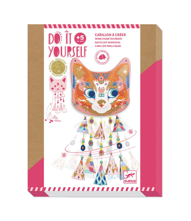 Djeco | Do it Yourself | Windchime | Kitty | 5+