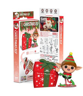 Eugy Eugy | 3D Cardboard Model Kit | Christmas | Elf | 6+