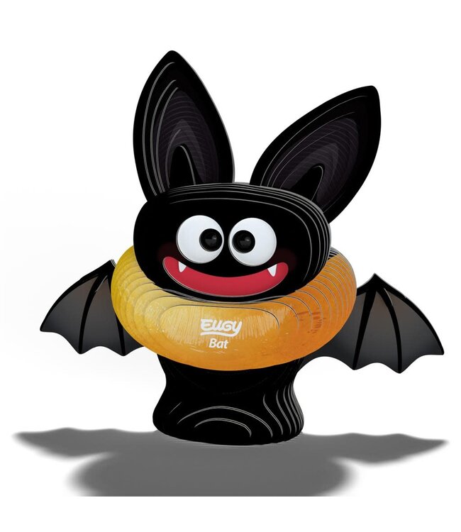 Eugy | 3D Cardboard Model Kit | Het enig vliegende zoogdier | Vleermuis | 6+