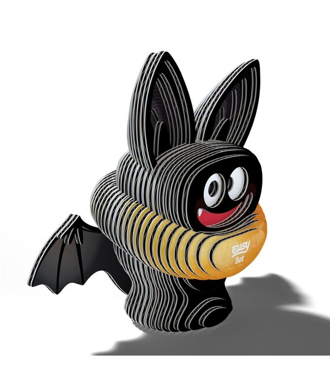 Eugy | 3D Cardboard Model Kit | Het enig vliegende zoogdier | Vleermuis | 6+