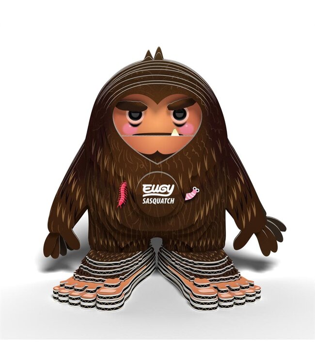 Eugy | 3D Cardboard Model Kit | Fantasy | Bigfoot | 6+