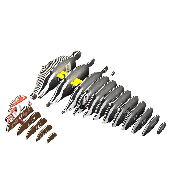 Eugy | 3D Cardboard Model Kit | Wild Life | Das | 6+